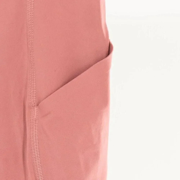 Lululemon Fast and Free High Rise Crop 21" Elite Cherry Tint | 2 - Picture 4 of 11